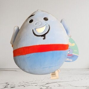 Disney Squishmallows Genie Plush Toy Aladdin Blue Red Stuffed Animal